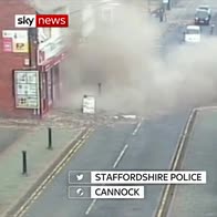 Police investigate 'suspicious' shop explosion