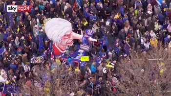 No Brexit, 1 milione in piazza: il corteo visto dall'alto