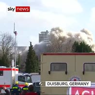 20-storey building demolished in Germany