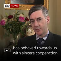 Mogg: PM's difficulties her 'own creation'