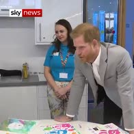 Prince Harry opens new youth centre