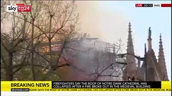 In fiamme Notre Dame testimonianza