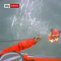 Rescue from sinking vessel