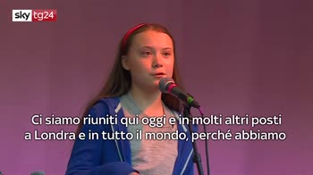 ERROR! Il discorso di Greta Thunberg a Londra