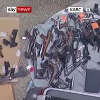 Huge haul of firearms seized in LA