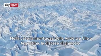 Patagonia, ghiacciaio si spezza: effetto de cambiamento clima