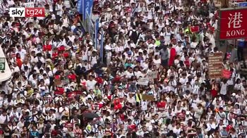 ERROR! Proteste Hong Kong, in migliaia contro estradizione in Cina