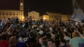 Pisa, la festa dei tifosi per la promozione in Serie B