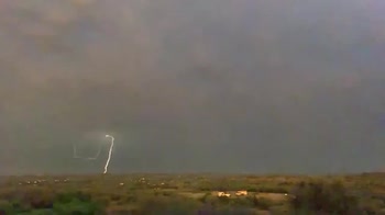 VIDEO Maltempo in Texas, i lampi durante il temporale