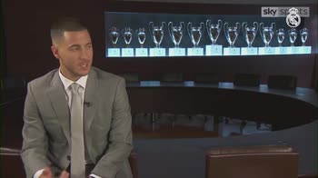 Hazard 'like a kid' after Real move