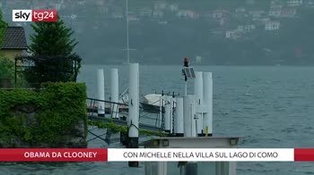Obama e Michelle da Clooney nella villa sul lago di Como