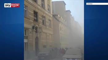 Vienna, crolla palzzina: feriti