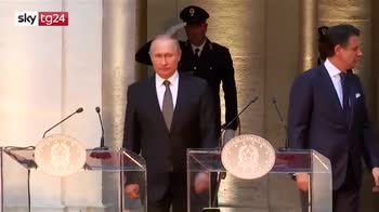 ERROR! Putin a Roma, Conte, serve stabilizzare la Libia