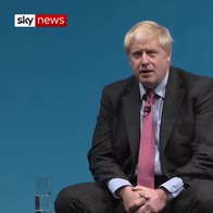 Johnson heckled: 'Answer the question Boris!'
