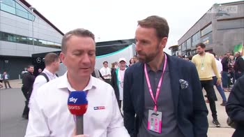 Southgate visits Mercedes at Silverstone