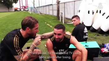 VIDEO. Sergio Ramos giornalista nel ritiro del Real Madrid