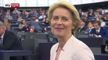 Von der Leyen è stata eletta dal parlamento europeo