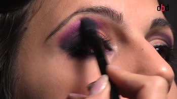 Make up per le feste. Smokey eyes viola