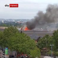 Blaze hits London shopping centre