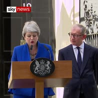 May takes on Brexit heckler