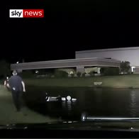 Police chase and pond rescue in Ohio