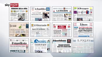 Rassegna stampa, prime pagine in edicola