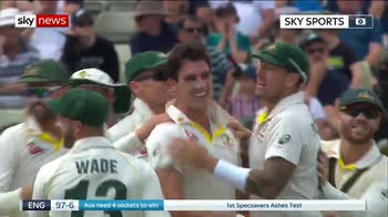 England lose first Ashes Test