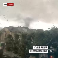 Tornado tears through Luxembourg town
