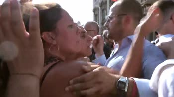 VIDEO Salvini a Catania: tensioni tra pro e contro