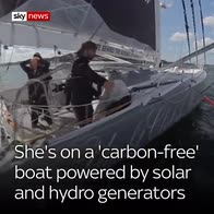 Greta Thunberg sets sail to America