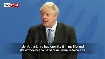 Boris Johnson alla Merkel: grazie Angayla