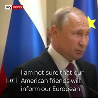 Putin on 'new threats' from US missiles