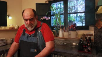 Giorgione orto e cucina – Calamarata con noci, gorgonzola e fiori di zucca