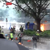 Hong Kong: 'Protesters are not moving'