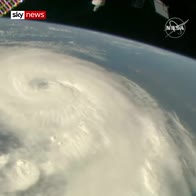 Space station captures monstrous hurricane