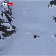 Skier survives 'Tomahawk' wipe out