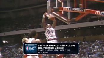 NBA, il debutto di Barkley in maglia Sixers