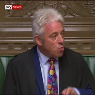 Tearful Bercow thanks MPs and family