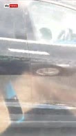 Tesla driver filmed 'asleep' on motorway