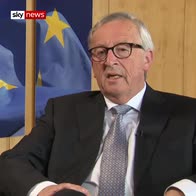 EU's Juncker 'positive' about Brexit deal