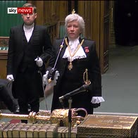 Black Rod leads MPs out of Commons