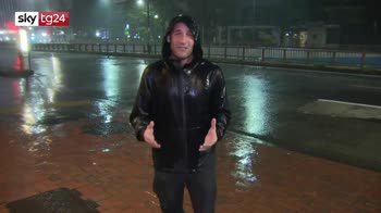 Tifone Giappone, fintolive del corrispondente di Sky News