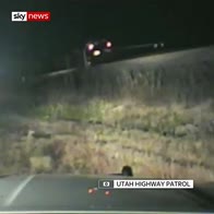 Cop rescues motorist before train rams his car