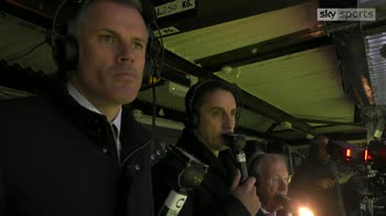 Carra and Nev's gantry reaction