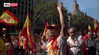 ERROR! Barcellona, unionisti sfilano contro separatisti