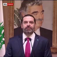 Lebanese prime minister announces resignation