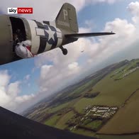 WWII plane drops 750,000 poppies