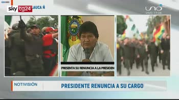 Bolivia, presidente Morales annuncia le dimissioni