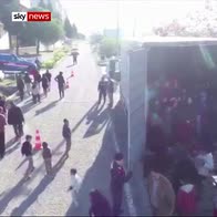 Truck with 82 migrants bound for Europe stopped in Turkey