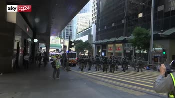 Hong Kong, nuovi arresti nel central district